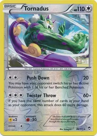 Furious Fists Tornadus #86/111 reverse holo